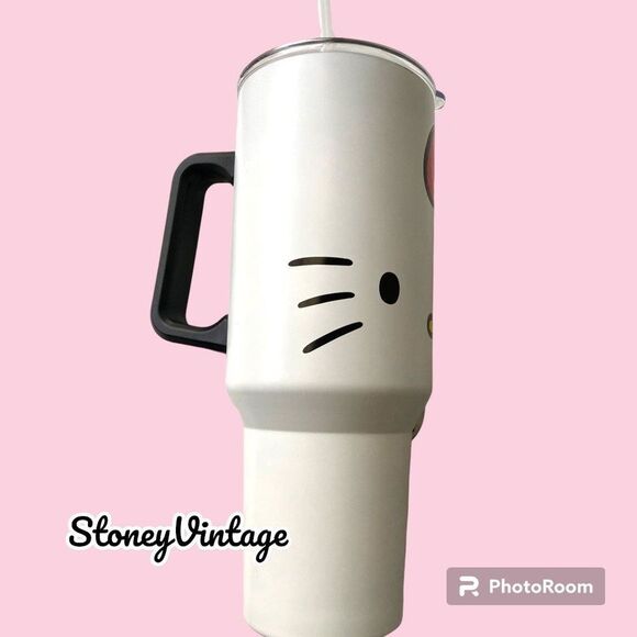 Hello Kitty 40 oz Stanley style tumbler - Picture 4 of 10